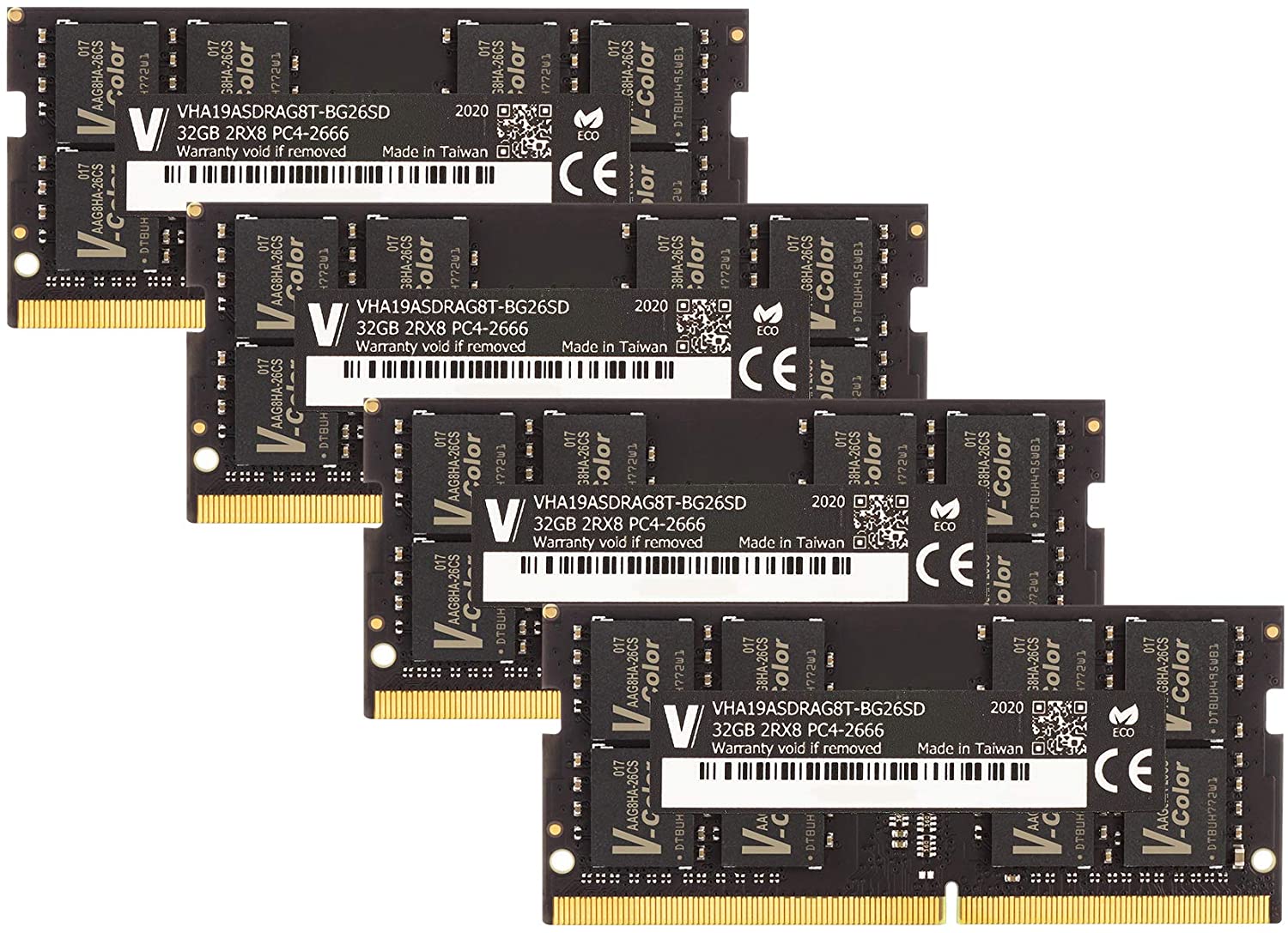 v-color Hynix IC ノートPC用メモリ DDR4-2666MHz PC4-21300 128GB (32GB×4枚) – etoile